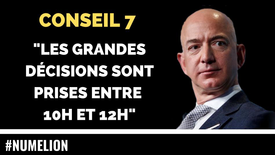 Conseil 7 de Jeff Bezos pour créer un business