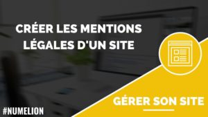 Mentions légales d'un site internet