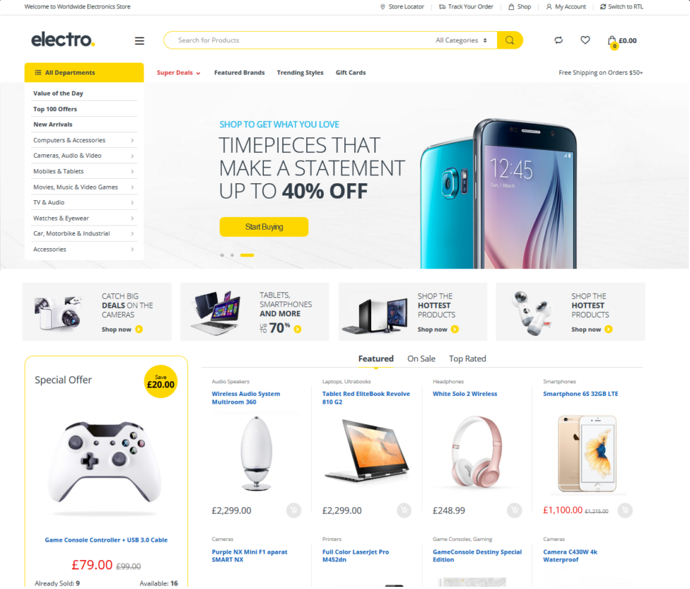 Page d'accueil d'un site internet  Exemples, idées et formes