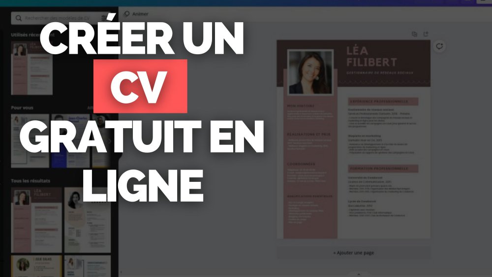 Créer un CV gratuit en ligne