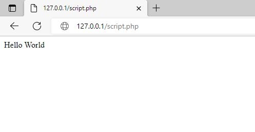 Afficher le résultat d'un script PHP