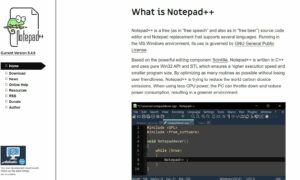 Notepad++ pour créer un script PHP