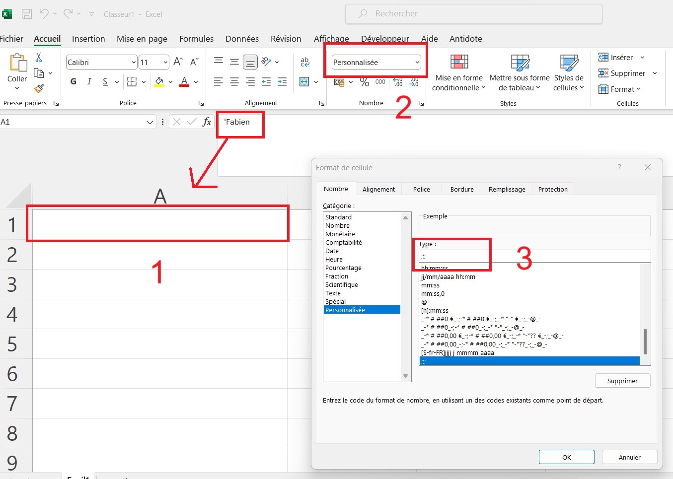Cacher le Contenu d'une Cellule Excel [TUTORIEL + VIDEO]