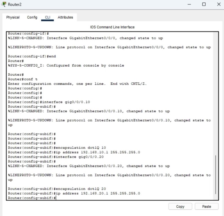 Configurer l'encapsulation VLAN de la sous-interface Cisco